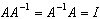 A   matrix   is invertible if there exists a   matrix   such that   where   also has dimension   .