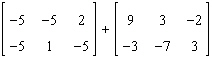 Perform the matrix operation as indicated.   A)    B)  Not possible C)    D)    E)   