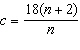Your co-worker is getting married. A group of you agree to pay for a luncheon for the bride. Both the bride and groom are invited to the luncheon but neither of them pays the cost of the meal. The cost per person paying for the luncheon is   where c is dollars per person and n is the number of paying people. Find the cost per person if 12 people share the cost. A)  $21 B)  $20 C)  $18