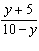 Evaluate the rational expression for the given value.   for   A)  2 B)  2.5 C)    D)  undefined