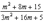 Simplify the rational expression.   A)    B)    C)    D)   