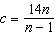 Your group of friends is sharing the cost of the lunch for a baby shower and the expectant mother does not need to pay for her lunch. The cost per paying person c can be found by using the equation   where c is the cost per person in dollars and n people go to the luncheon. Find the cost per paying person if 11 people go to the luncheon..