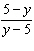 Simplify the rational expression.  