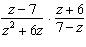 Multiply the rational expression. Simplify.   A)    B)    C)   