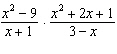 Multiply the rational expression. Simplify.   A)    B)    C)  3