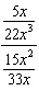 Simplify the complex fraction.   A)    B)    C)   