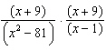 Multiply the rational expression. Simplify.  