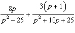 Add or subtract the rational expressions. Reduce the final answer.   A)    B)    C)   