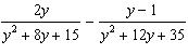 Add or subtract the rational expressions. Reduce the final answer.   A)    B)    C)   