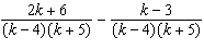 Add or subtract the rational expressions. Reduce the final answer.  
