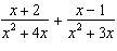 Add or subtract the rational expressions. Reduce the final answer.  