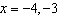 Solve the equation.   A)    B)    C)   