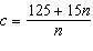 The cost per person for the math team trip is   when n team members share the cost of the trip in dollars. If the cost per person is $21.25 how many team members went on the trip?