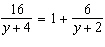 Solve the equation.  