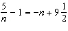 Solve the equation.  