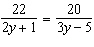Solve the equation.  