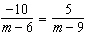 Solve the equation.  