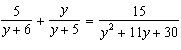 Solve the equation.  