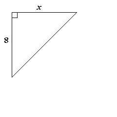 The pair of triangles are similar. Find the value of the unknown side x .     A)    B)  3 C)  4 D)   