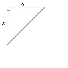 The pair of triangles are similar. Find the value of the unknown side x .    