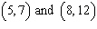 Find the distance between the points   . Round to two decimal places if necessary.