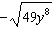 Simplify the expression. Assume that the variable has positive values.  