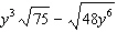 Add or subtract the radical expressions. Assume that all variables under radicals represent positive values. Simplify your answer.  