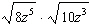 Multiply the radicals and simplify.  