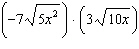 Multiply the radicals and simplify.  