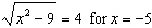 Is the given value of the variable a solution of the radical equation?   A)  yes B)  no