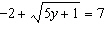Solve the radical equation.   A)    B)    C)    D)  no solution