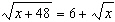 Solve the radical equation.   A)    B)    C)    D)  no solution