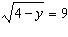 Solve the radical equation.  