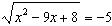 Solve the radical equation.  