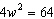 Solve the quadratic equation by using the square root property.   A)    B)    C)    D)  no solution