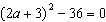 Solve the quadratic equation by using the square root property.  