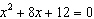 Solve the quadratic equation.   A)    B)    C)    D)  no solution