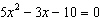 Solve the quadratic equation. Give both the exact solution(s)  and solution(s)  rounded to two decimal places.   A)    B)    C)    D)  no solution