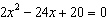 Rewrite the quadratic equation as an equivalent equation with one side a perfect square trinomial. Do not solve the equation.  