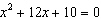 Solve the quadratic equation. Give both the exact solution(s) and solution(s) rounded to two decimal places.  