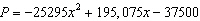 A quadratic model for the median price of a condo is given by   . The variable x is the years since 2000. Find the vertex of the model. Explain it in this problem. A)    At the end of 2000 the median price is $338604. B)    At the end of 2003 the median price is $338604. C)    At the end of 2004 the median price is $338604.