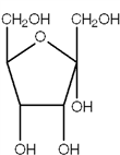 Exhibit 16A A carbohydrate Fischer projection.   Refer to Exhibit 16BA Which of the following figures represents the Haworth projection of the carbohydrate shown? A)    B)    C)    D)   