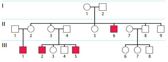 <strong>  Examine the pedigree in the figure above. Individuals affected by the genetic condition in question are indicated by filled squares or circles. Which inheritance pattern is most likely correct for this condition in this family? ​</strong> A)autosomal dominant B)X-linked recessive C)X-linked dominant D)cytoplasmic inheritance E)autosomal recessive <div style=padding-top: 35px> 