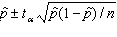 Assuming that all necessary conditions are met, what needs to be changed in the formula   so that we can use it to construct a (1 - a ) confidence interval estimate for the population proportion p ? A)    should be replaced by p . B) t<sub> a </sub> should be replaced by z<sub> a </sub> . C) t<sub> a </sub> should be replaced by t <sub> a \ 2</sub>. D) t<sub> a </sub> should be replaced by z <sub> a \ 2</sub>.
