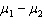 In comparing two population means of interval data, we must decide whether the samples are independent (in which case the parameter of interest is   )or matched pairs (in which case the parameter is m <sub>D</sub> )in order to select the correct test statistic.