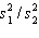The sampling distribution of the ratio of two sample variances   is said to be F -distributed provided that: A) the samples are independent from any distributions. B) the populations are normal with equal variances. C) the samples are matched and their sizes are large. D) the samples are independently drawn from two normal populations.