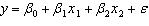 The computer output for the multiple regression model   is shown below. However, because of a printer malfunction some of the results are not shown. These are indicated by the boldface letters a to i . Fill in the missing results (up to three decimal places).     S = d R - Sq = e   ANALYSIS OF VARIANCE  