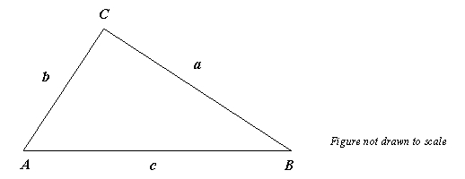 <strong>Given , , and , use the Law of Cosines to solve the triangle for the value of C. Round answer to two decimal places. </strong> A) B) C) D) E)