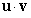 Determine   if   , and   , where   is the angle between u and v. Round answer to two decimal places. A)    B)    C)    D)    E)   