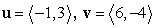Determine whether u and v are orthogonal, parallel, or neither.   A) orthogonal B) parallel C) neither